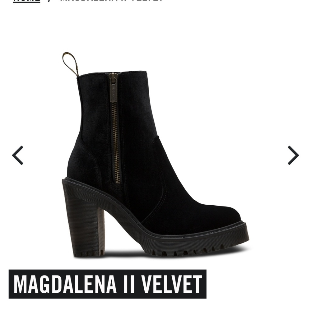 Dr Martens Magdalena velvet heels